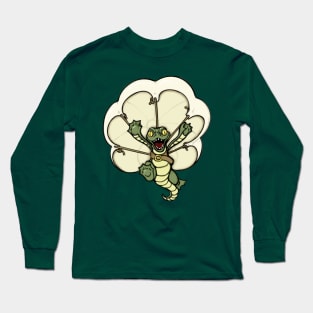 Alligator with parachute Long Sleeve T-Shirt